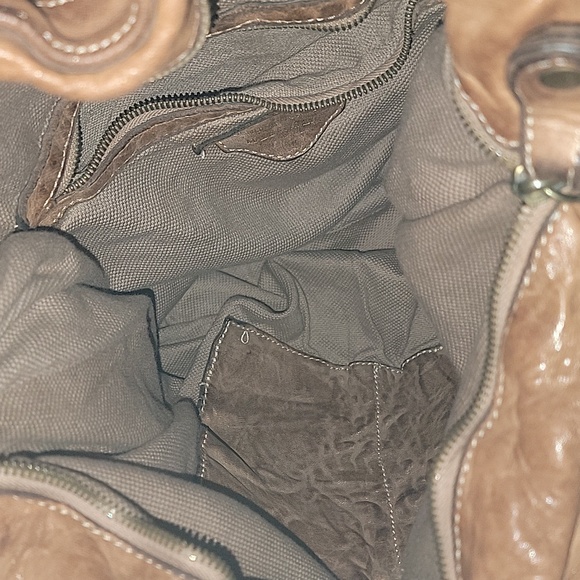 Langellotti Woven Tan Leather Tote Bag - Picture 5 of 5